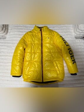Tommy Hilfiger Bright Yellow Quilted Puffer Jacket